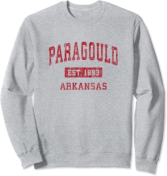 Paragould Arkansas AR Vintage Sports Design Red Design